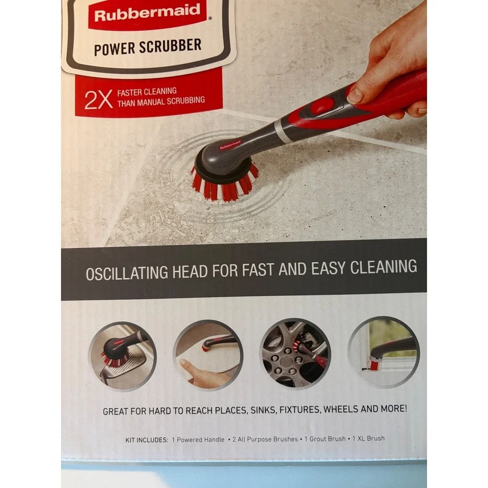 Rubbermaid power scrubber